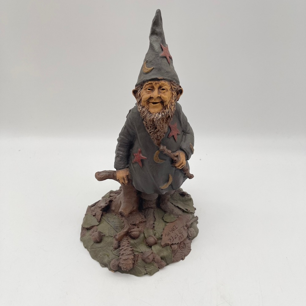 Tom Clark SIGNED Gnome The Wiz 1983 Cairn COA, ORIGINAL BOX & SALES TAG